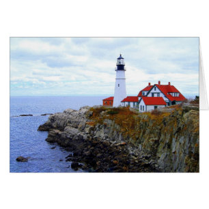 Portland Head Light House, Maine, Card