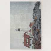 Portland Head Light in Fog 1014pc Puzzle (Vertikal)