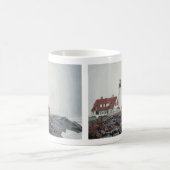 Portland Head Light in Nebel Kaffeetasse (Mittel)