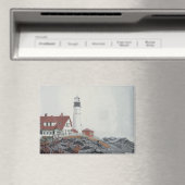 Portland Head Light in Nebel Magnet (In Situ (Geschirrspüler))
