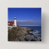 Portland Head Light Lighthouse Maine Button (Vorderseite)