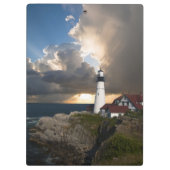 Portland Head Light Lighthouse, Maine, Clipboard Klemmbrett (Rückseite)