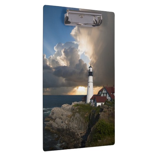 Portland Head Light Lighthouse, Maine, Clipboard Klemmbrett (Rechts)