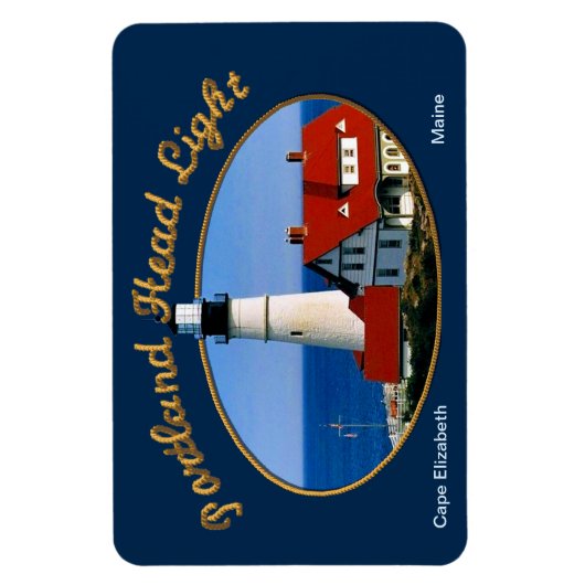 Portland Head Light Magnet (Vertikal)