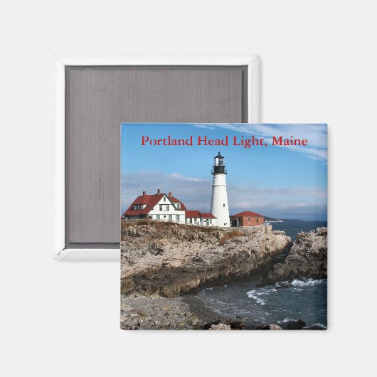 Portland Head Light, Maine Magnet (Vorderseite/Rückseite)