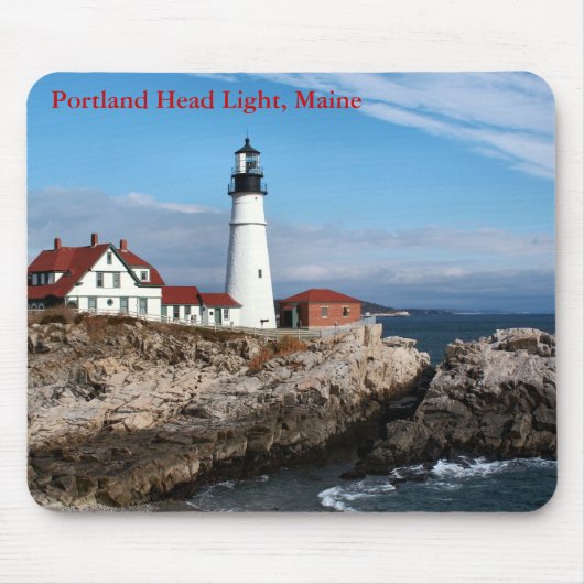 Portland Head Light, Maine Mousepad (Vorne)