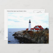 Portland Head Light, Maine, Postcard Postkarte (Vorne/Hinten)