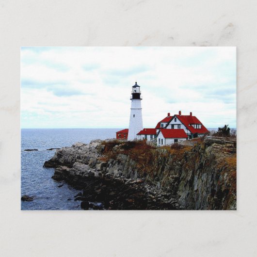 Portland Head Light, Maine, Postcard Postkarte (Vorderseite)