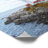 Portland Head Light, Maine Poster (Ecke)