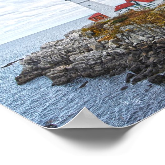 Portland Head Light, Maine Poster (Ecke)