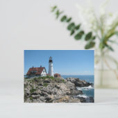 Portland Head Light, Maine, USA. Postkarte (Stehend Vorderseite)