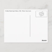 Portland Head Light, Maine, USA. Postkarte (Rückseite)