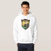 Portland Head Light Maine Vintag Art Hoodie (Vorne ganz)