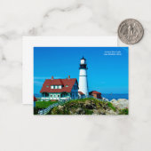 Portland Head Light Mitteilungskarte (Vorderseite/Rückseite Beispiel)