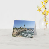 Portland Head light Notecard (Blank Inside) Karte (Gelbe Blume)