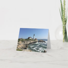 Portland Head light Notecard (Blank Inside) Karte