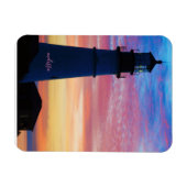 Portland Head Light Pink Sunrise Maine Lighthouse Magnet (Horizontal)