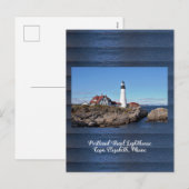 Portland Head Light Postkarte  (Vorne/Hinten)