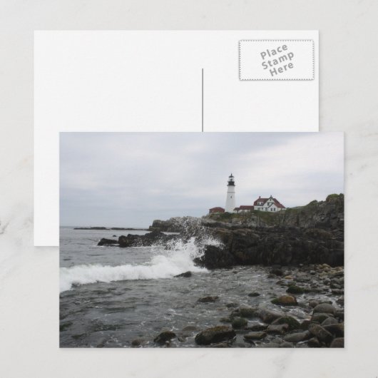 Portland Head Light Postkarte (Vorne/Hinten)