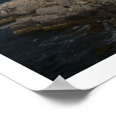 Portland Head Light, Sun durch Wolken Poster (Ecke)