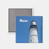 Portland Head Light Tower Magnet (Vorderseite/Rückseite)