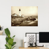 Portland Head Light um 1890 Poster (Heimbüro)