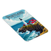 Portland Head Light USA Magnet (Rechte Seite)