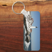 Portland Head Light Winter in Maine Schlüsselanhänger (Vorderseite)