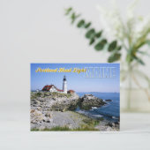 Portland Head Lighthouse, Cape Elizabeth, Maine Postkarte (Stehend Vorderseite)