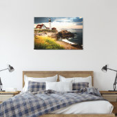 Portland Head Lighthouse | Cape Elizabeth, Me Leinwanddruck (Insitu (Schlafzimmer))