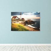 Portland Head Lighthouse | Cape Elizabeth, Me Leinwanddruck (Insitu (Holzboden))
