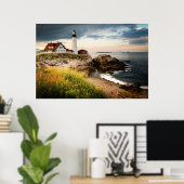 Portland Head Lighthouse | Cape Elizabeth, Me Poster (Heimbüro)