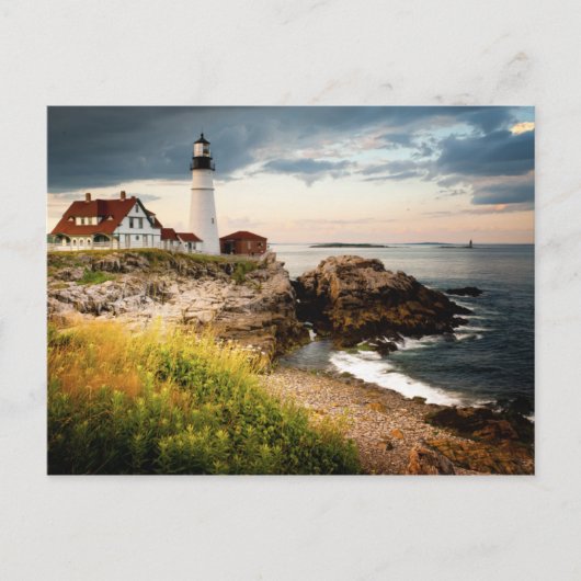 Portland Head Lighthouse | Cape Elizabeth, Me Postkarte (Vorderseite)