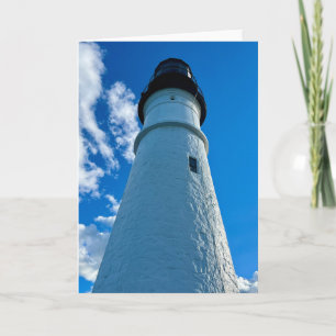 Portland Head Lighthouse Foto Blank Gruß Karte