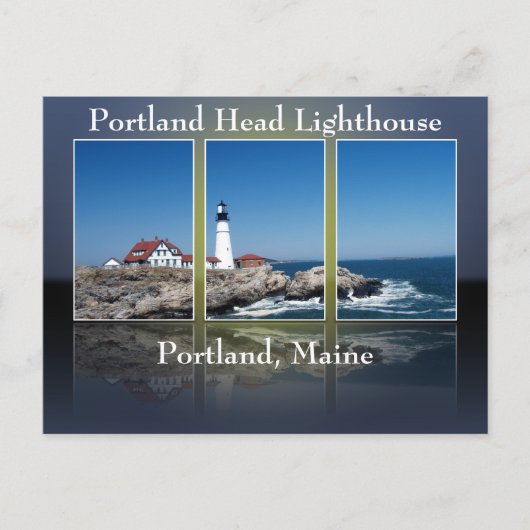 Portland Head Lighthouse geschnitten Postkarte (Vorderseite)