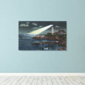 Portland Head Lighthouse in der Nacht Leinwanddruck (Insitu (Holzboden))