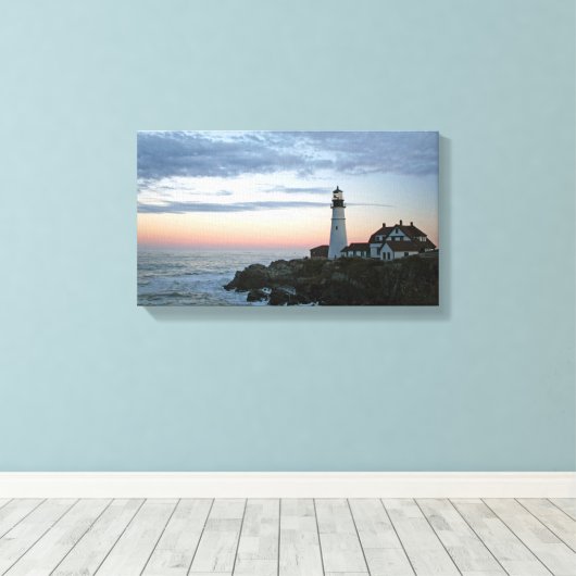 Portland Head Lighthouse Leinwand (Insitu (Holzboden))