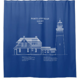 Portland Head Lighthouse - Maine - AD Duschvorhang