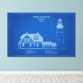 Portland Head Lighthouse - Maine - AD Leinwanddruck (Insitu (Holzboden))