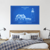 Portland Head Lighthouse - Maine - AD Leinwanddruck (Insitu (Schlafzimmer))
