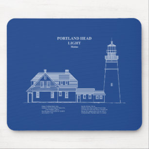 Portland Head Lighthouse - Maine - AD Mousepad