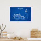 Portland Head Lighthouse - Maine - AD Poster (Küche)