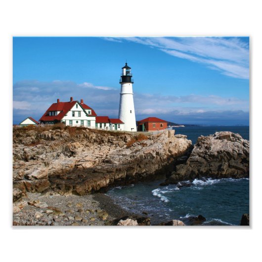 Portland Head Lighthouse, Maine Fotodruck (Vorne)