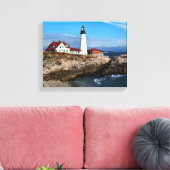 Portland Head Lighthouse, Maine Leinwanddruck (Insitu (Wohnzimmer))