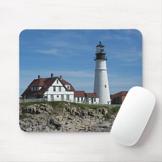 Portland Head Lighthouse, Maine Mousepad (Mit Mouse)