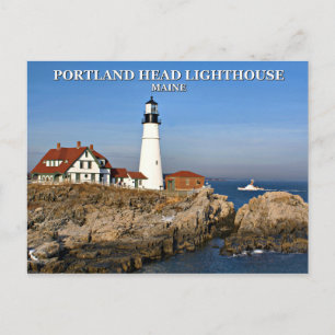 Portland Head Lighthouse, Maine Postcard Postkarte