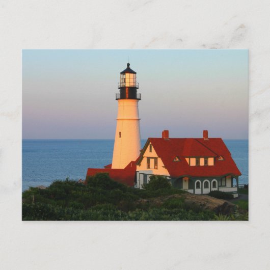 Portland Head Lighthouse Maine Postkarte (Vorderseite)