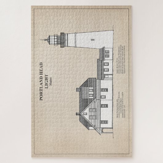 Portland Head Lighthouse - Maine - SBD Puzzle (Vertikal)