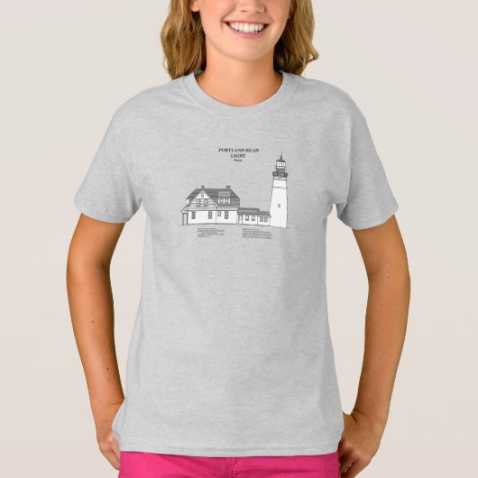Portland Head Lighthouse - Maine - SBD T-Shirt (Vorderseite)