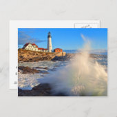 Portland Head Lighthouse Postkarte (Vorne/Hinten)